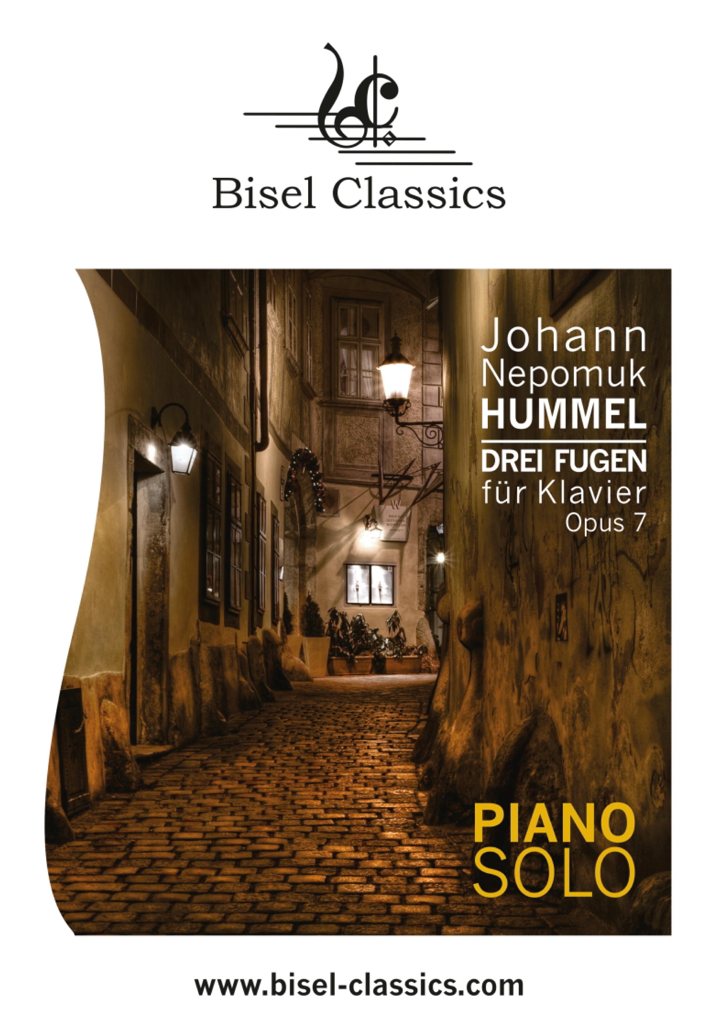 Vorderes Coverbild Drei Fugen für Klavier, Opus 7