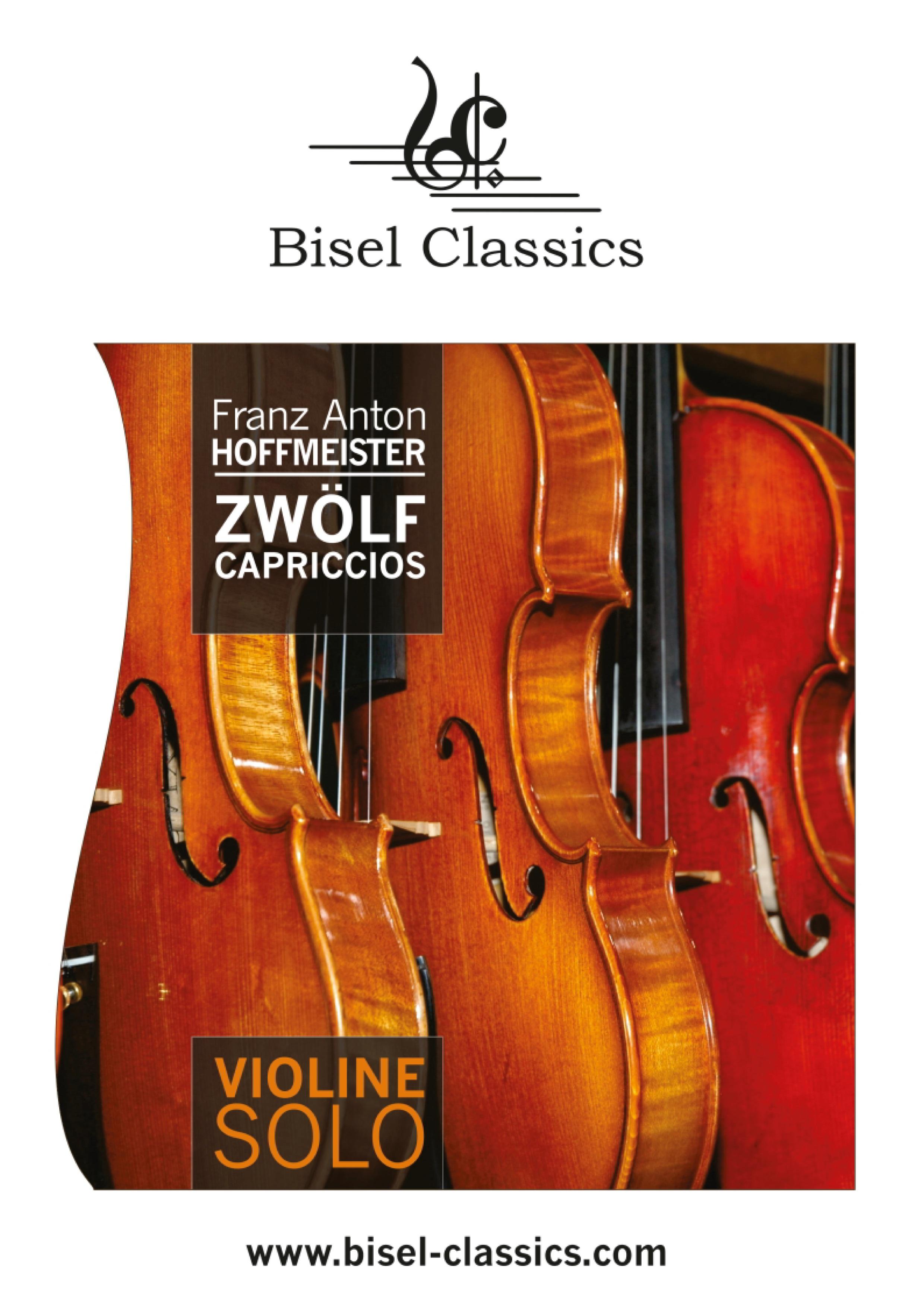 Vorderes Coverbild Zwölf Capriccios für Violine Solo