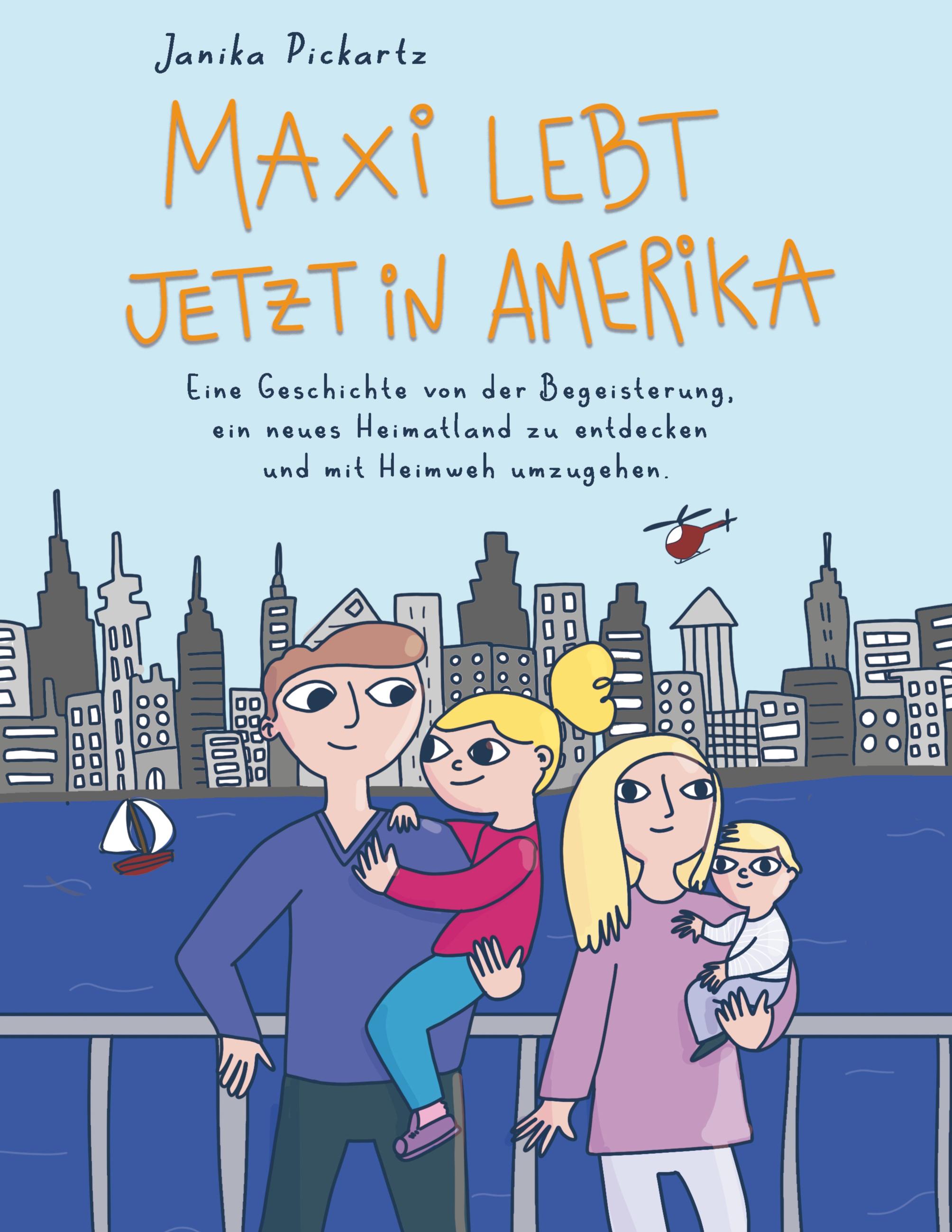 Vorderes Coverbild Maxi lebt jetzt in Amerika