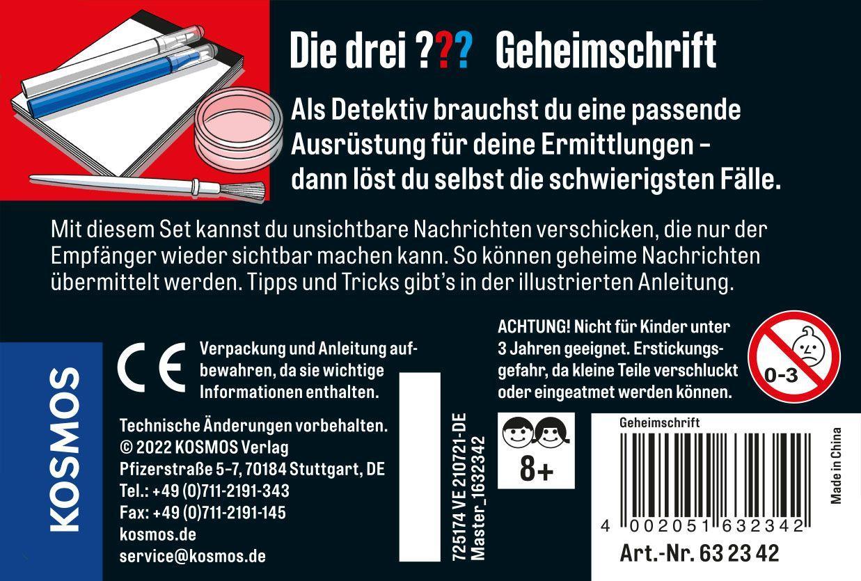 Beispielinhalt (Bild) Die drei ??? Geheimschrift