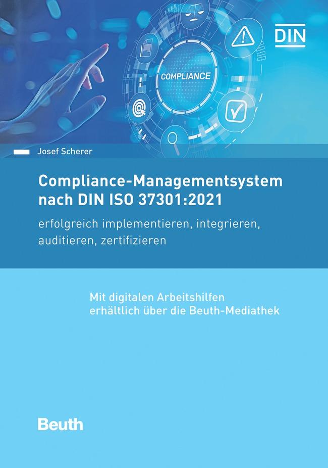 Vorderes Coverbild Compliance-Managementsystem nach DIN ISO 37301:2021
