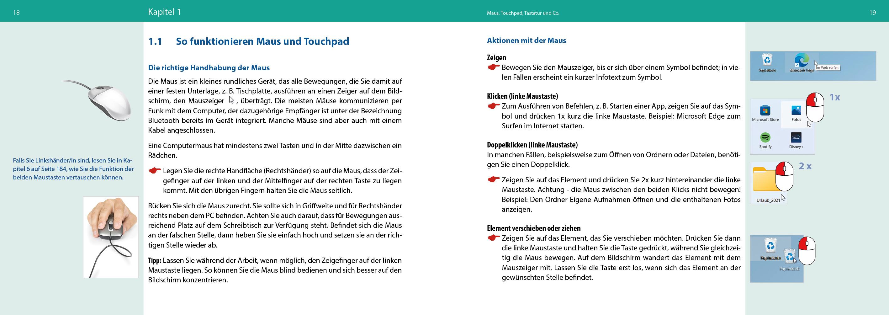 Beispielinhalt (Bild) Windows 11 für Senioren