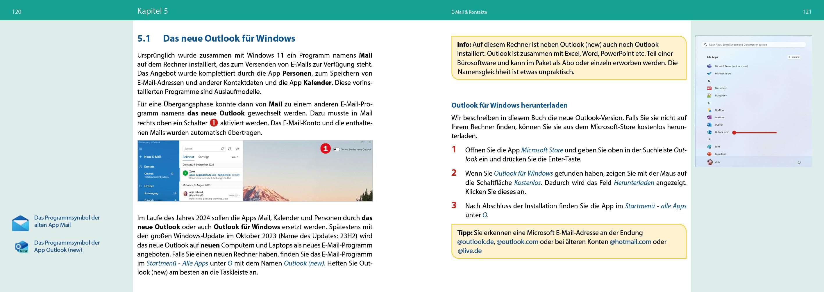 Beispielinhalt (Bild) Windows 11 für Senioren
