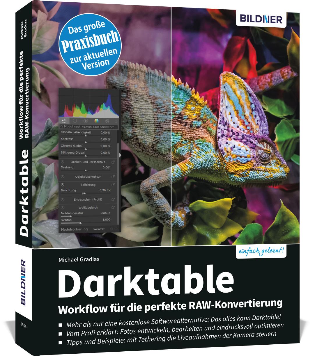 Vorderes Coverbild Darktable - Workflow für die perfekte RAW-Konvertierung