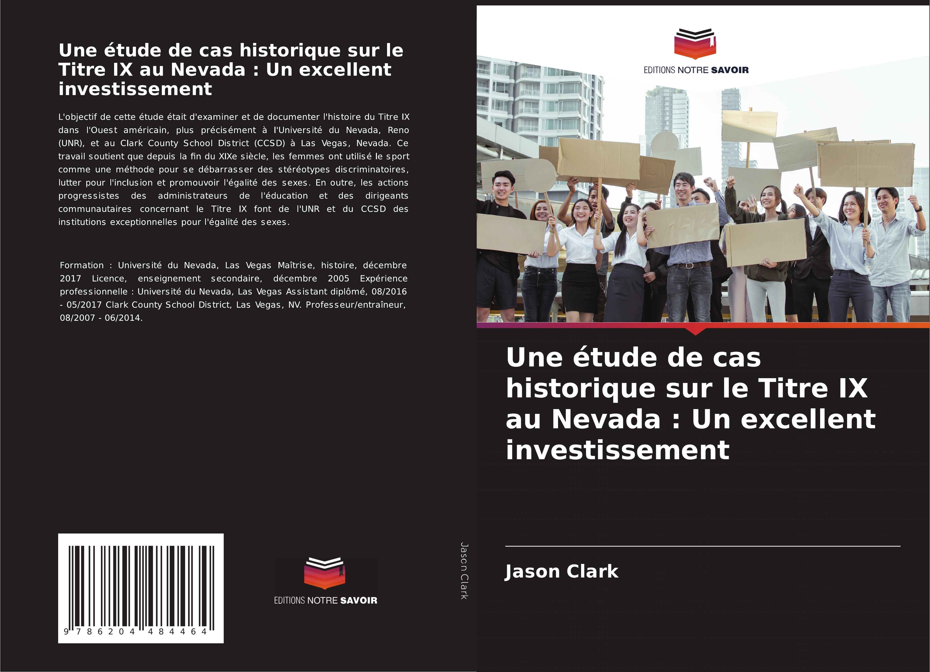 Vorderes Coverbild Une étude de cas historique sur le Titre IX au Nevada : Un excellent investissement