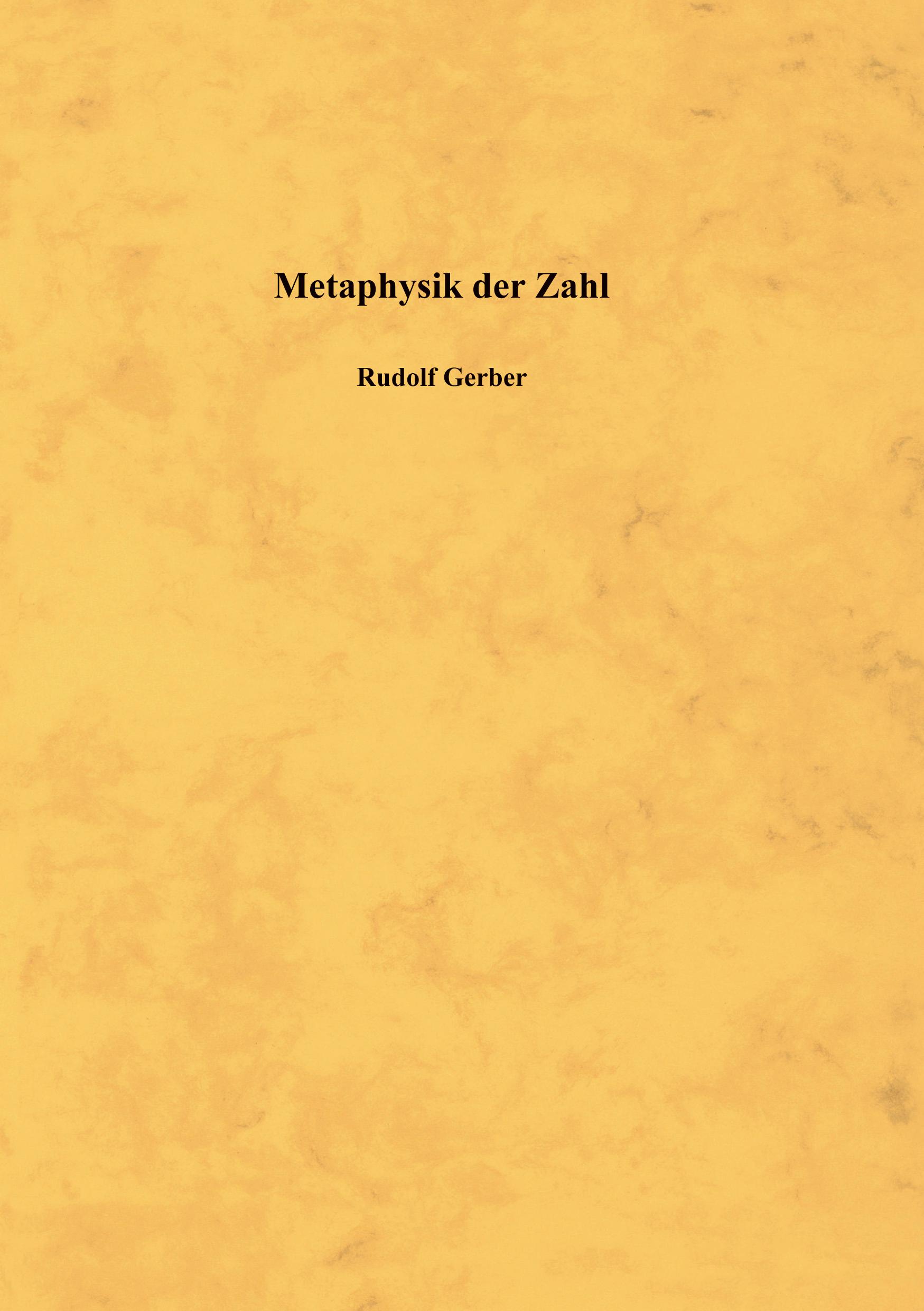 Vorderes Coverbild Metaphysik der Zahl
