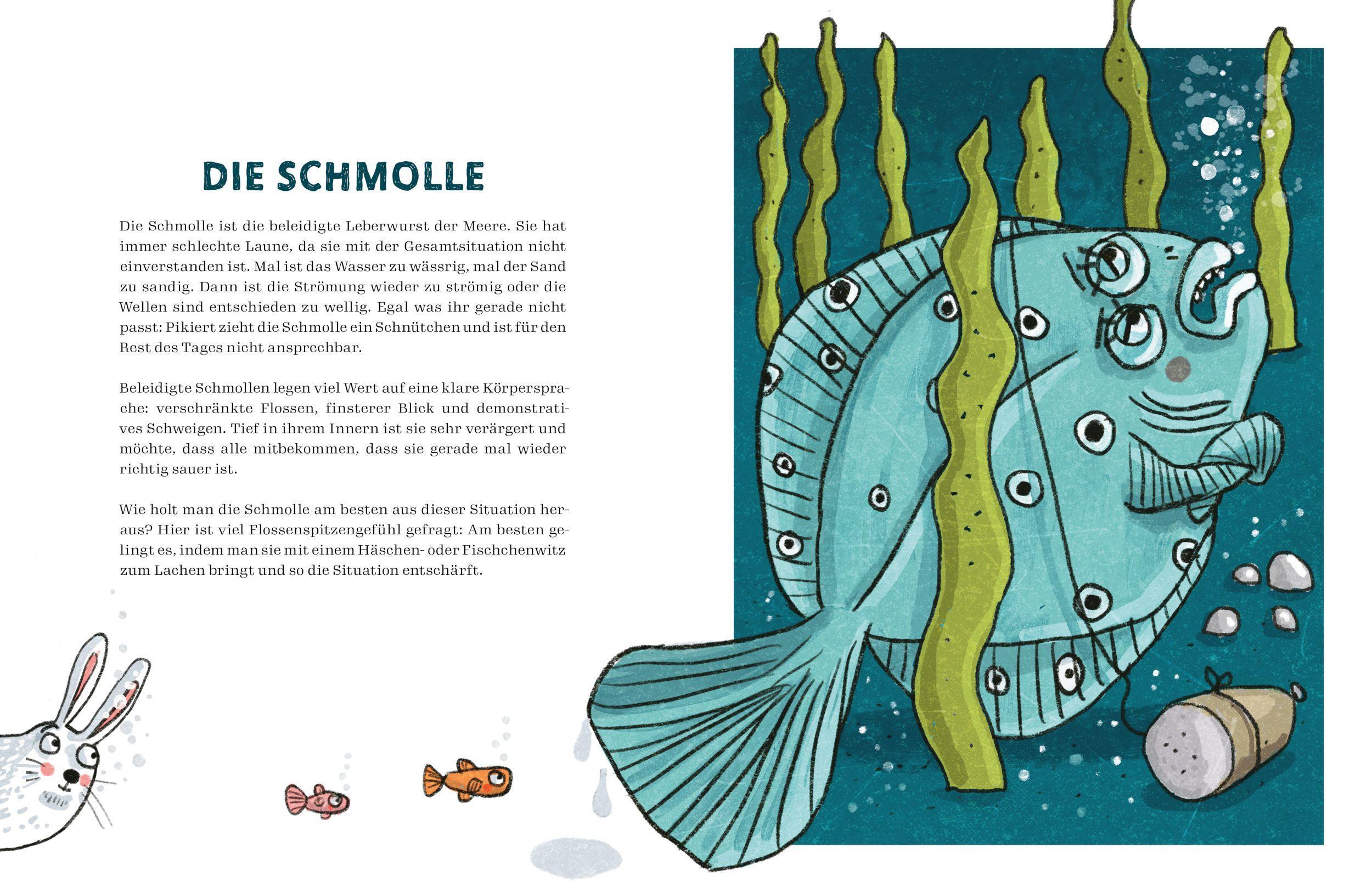 Beispielinhalt (Bild) Von Schildflöten, Herdmännchen und Großmaulnashörnern.