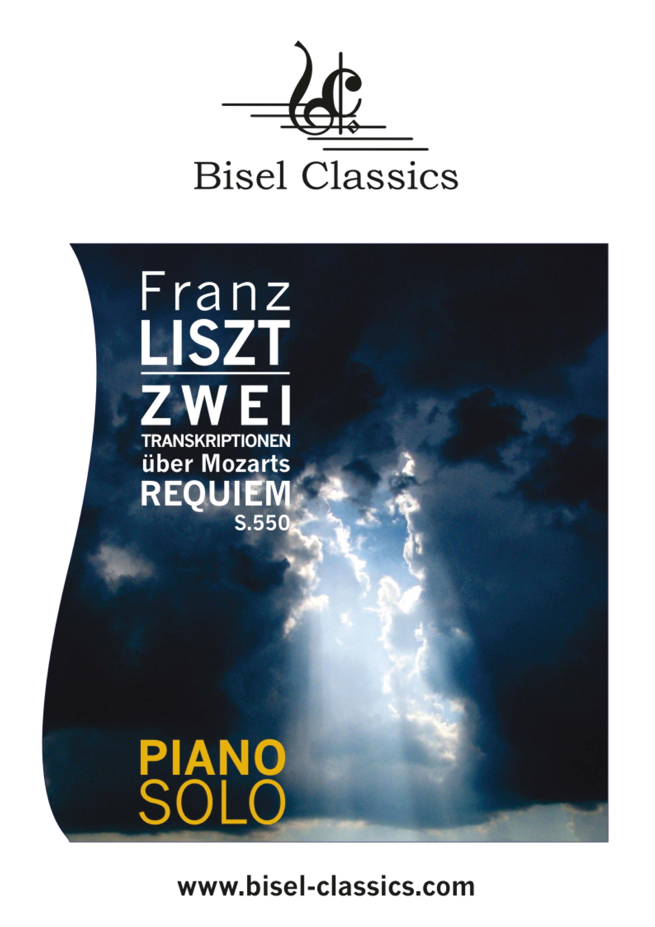 Vorderes Coverbild Zwei Transkriptionen über Mozarts Requiem, S. 550