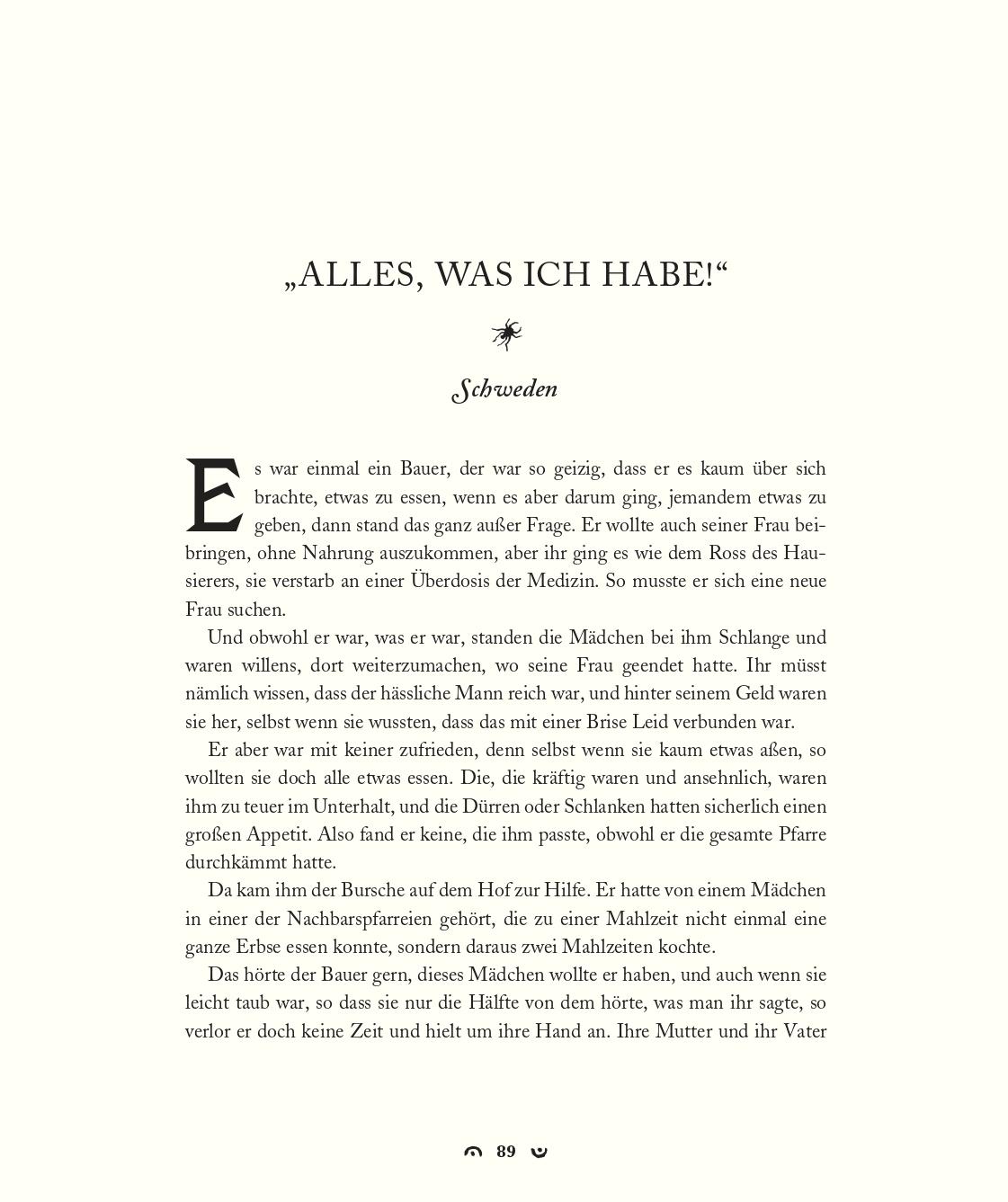 Beispielinhalt (Bild) Nordische Märchen