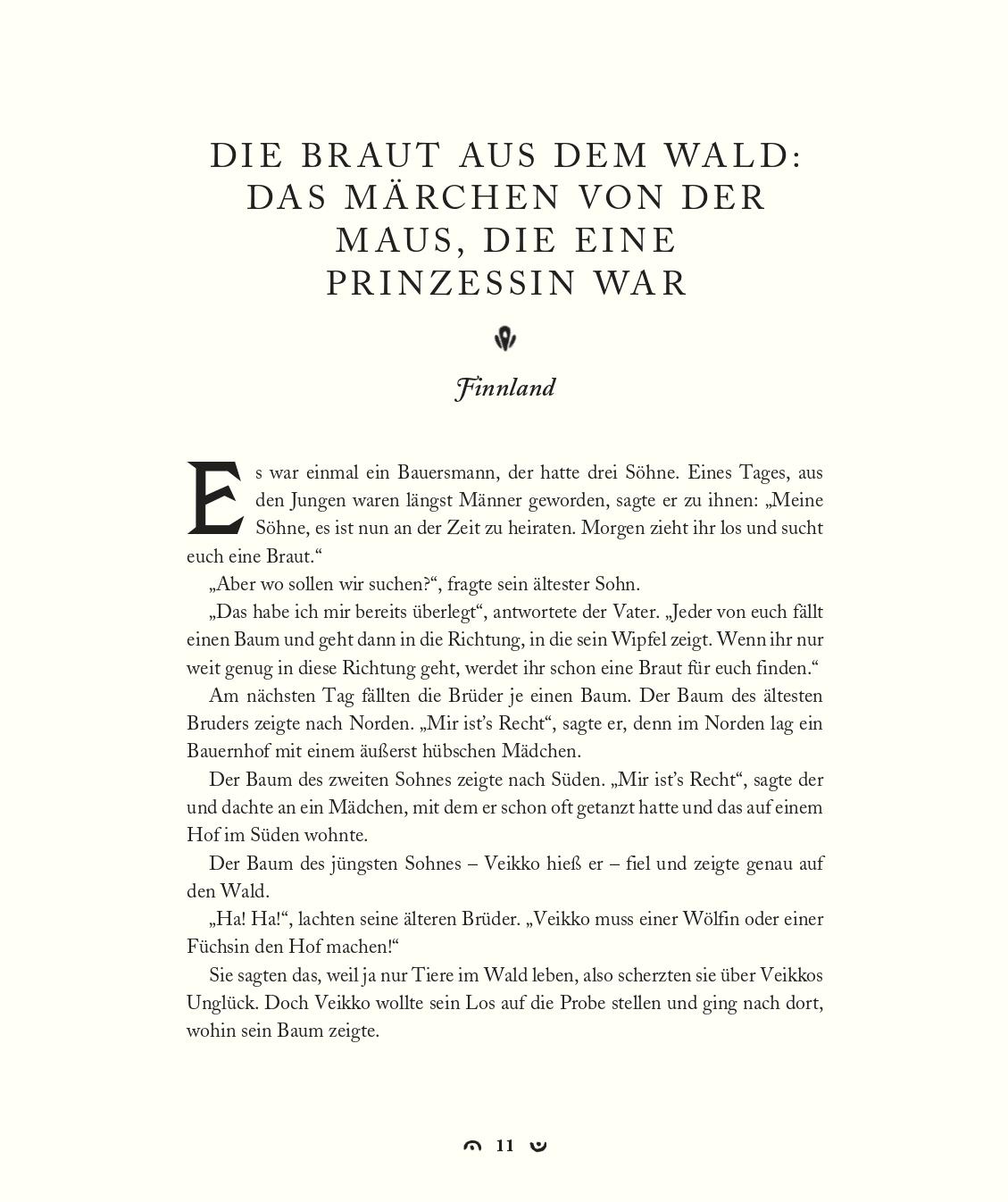 Beispielinhalt (Bild) Nordische Märchen