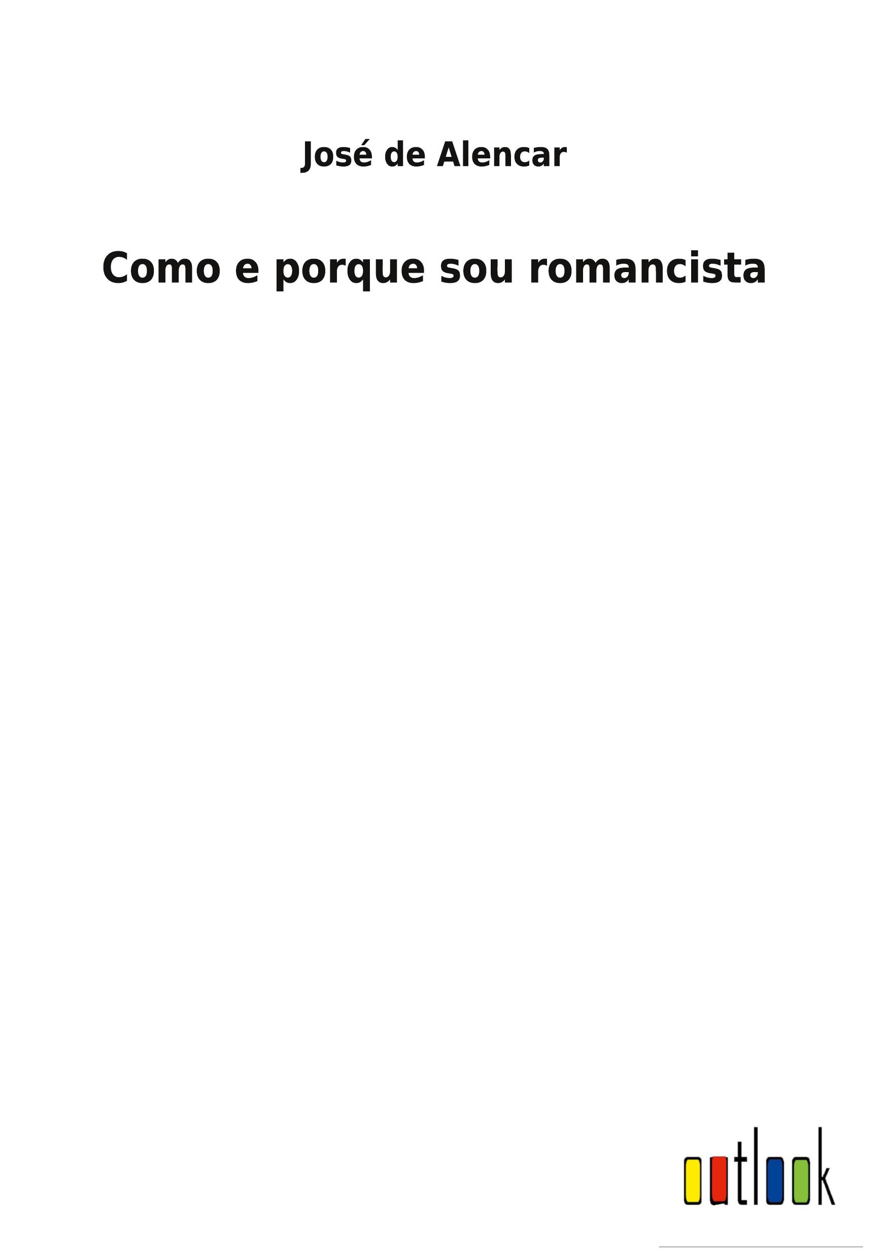 Vorderes Coverbild Como e porque sou romancista