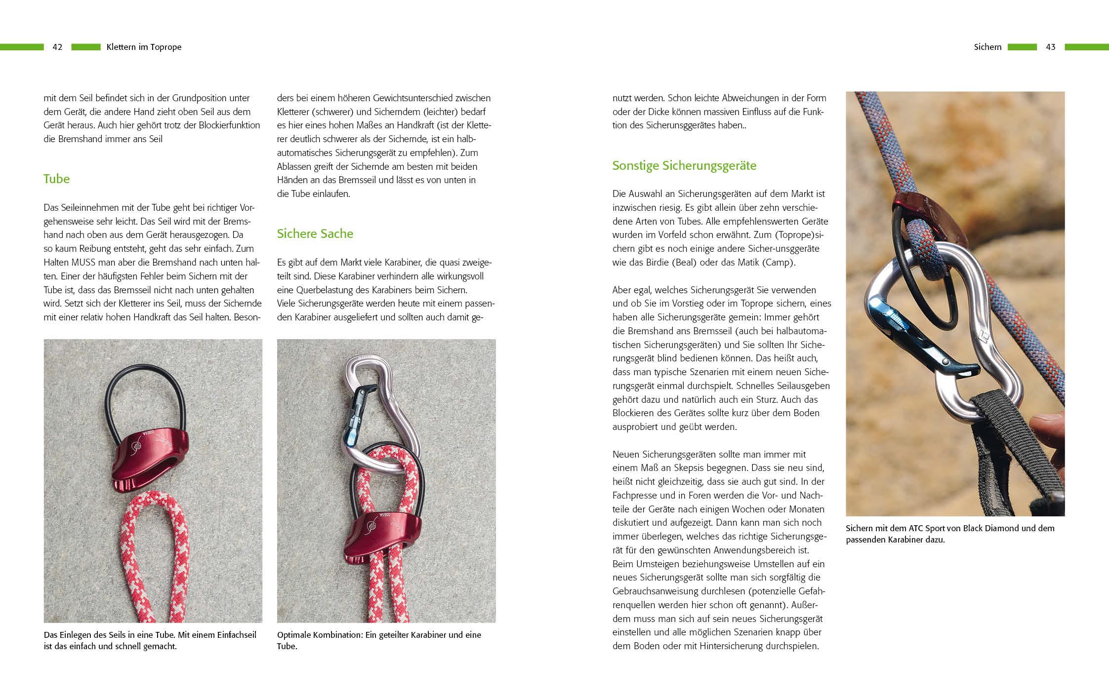 Beispielinhalt (Bild) Klettern - Das Standardwerk