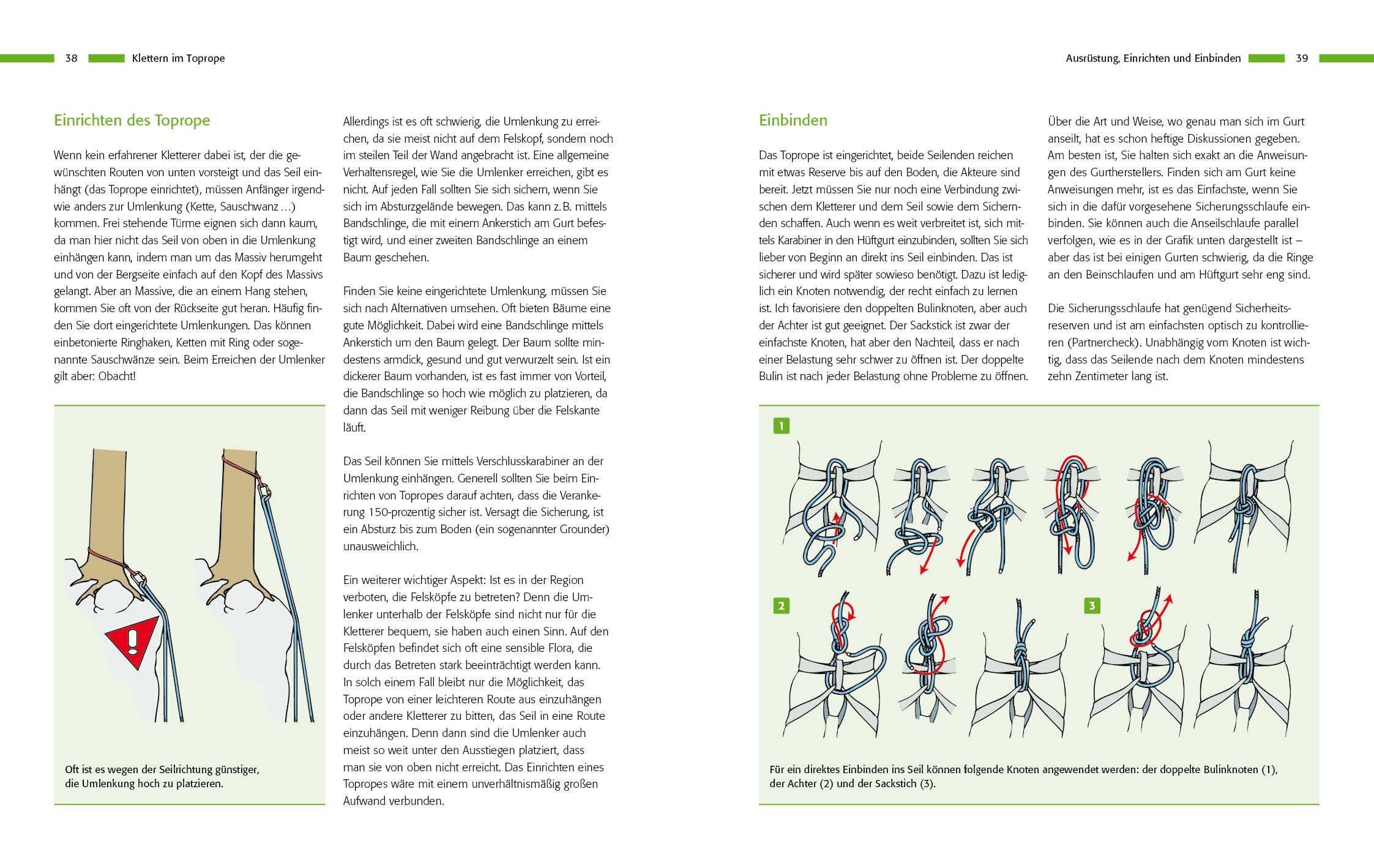 Beispielinhalt (Bild) Klettern - Das Standardwerk