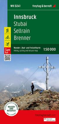 Vorderes Coverbild Innsbruck, Wander-, Rad- und Freizeitkarte 1:50.000, freytag & berndt, WK 0241