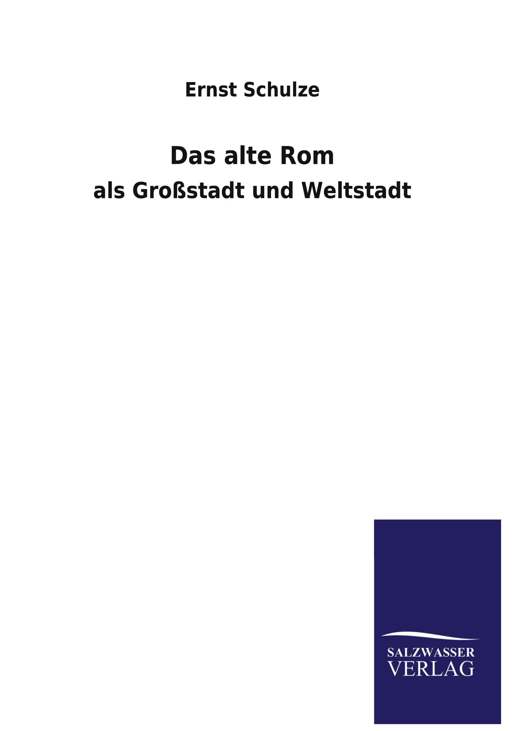 Vorderes Coverbild Das alte Rom