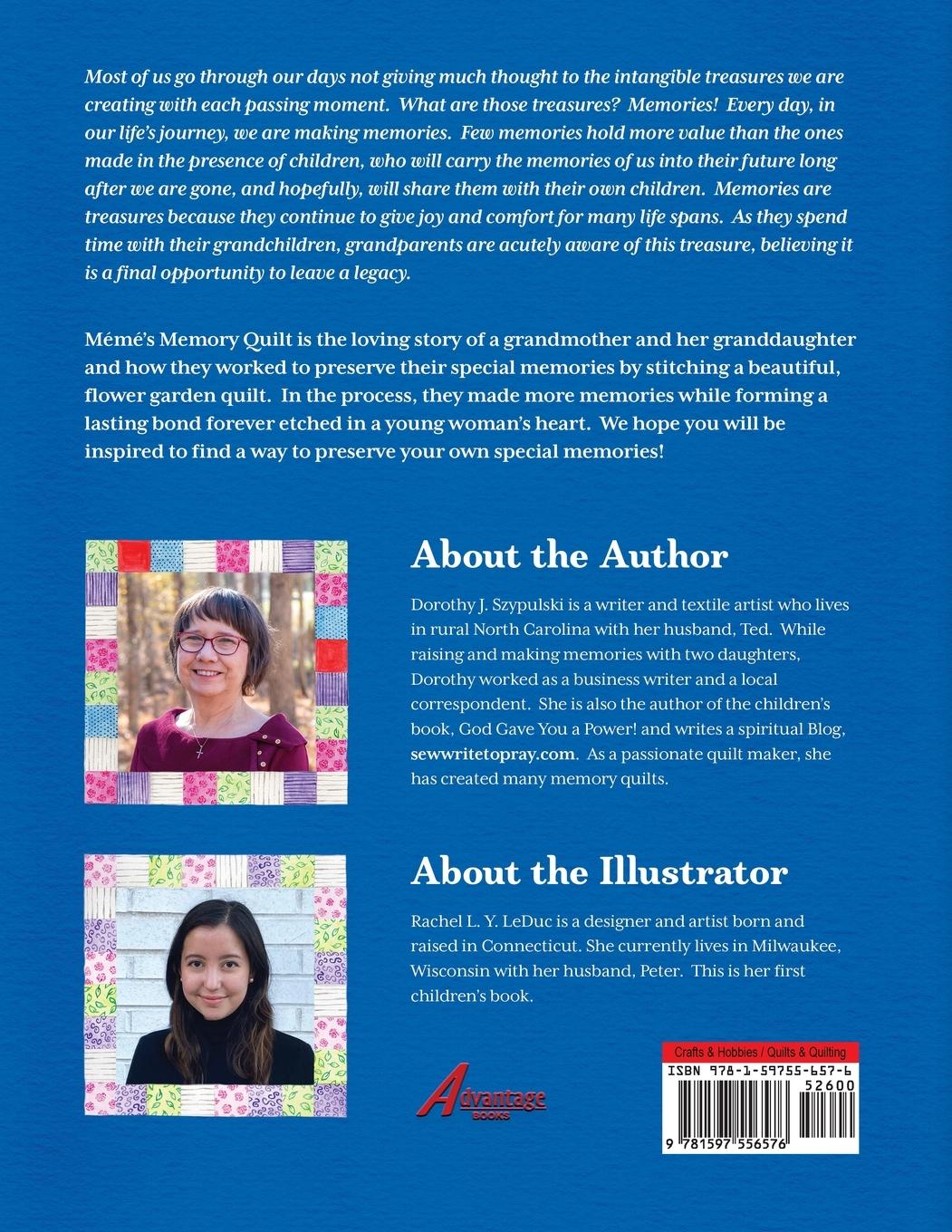 Rückseitencover Meme's Memory Quilt