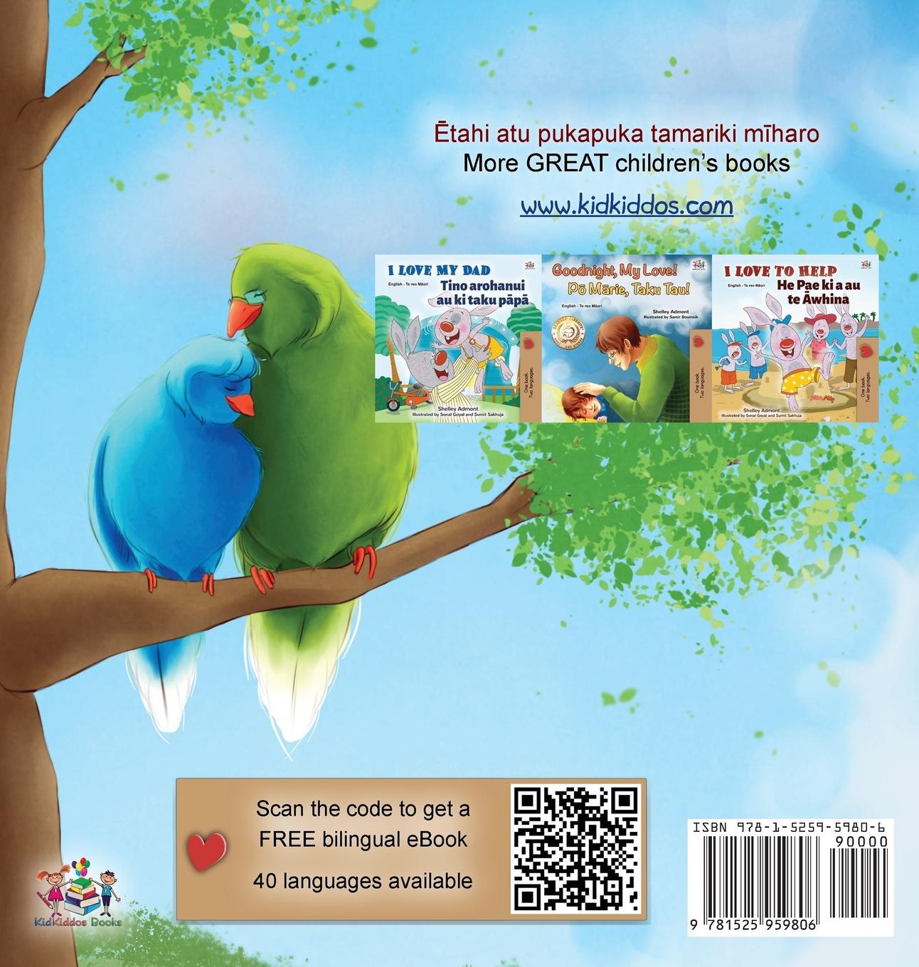 Rückseitencover Goodnight, My Love! (Maori English Bilingual Book for Kids)