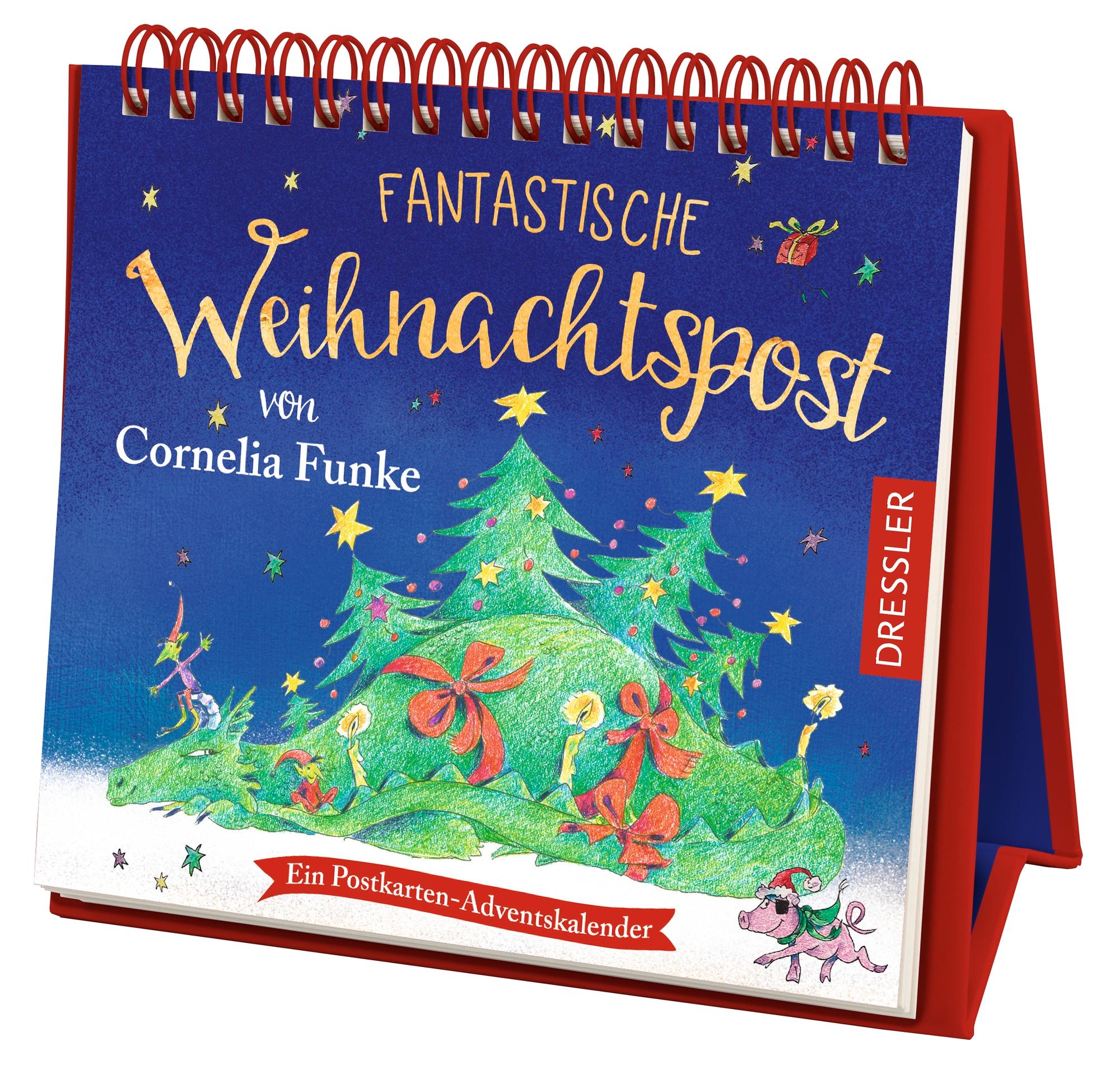 Vorderes Coverbild Fantastische Weihnachtspost von Cornelia Funke