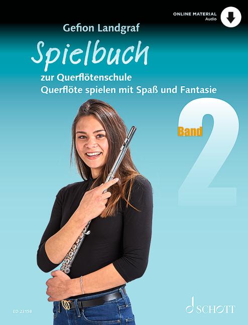 Vorderes Coverbild Querflötenschule Spielbuch 2