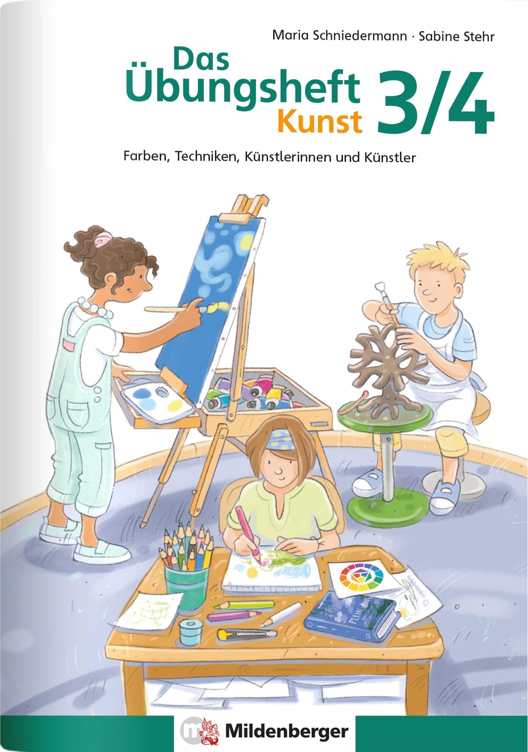 Vorderes Coverbild Das Übungsheft Kunst 3/4