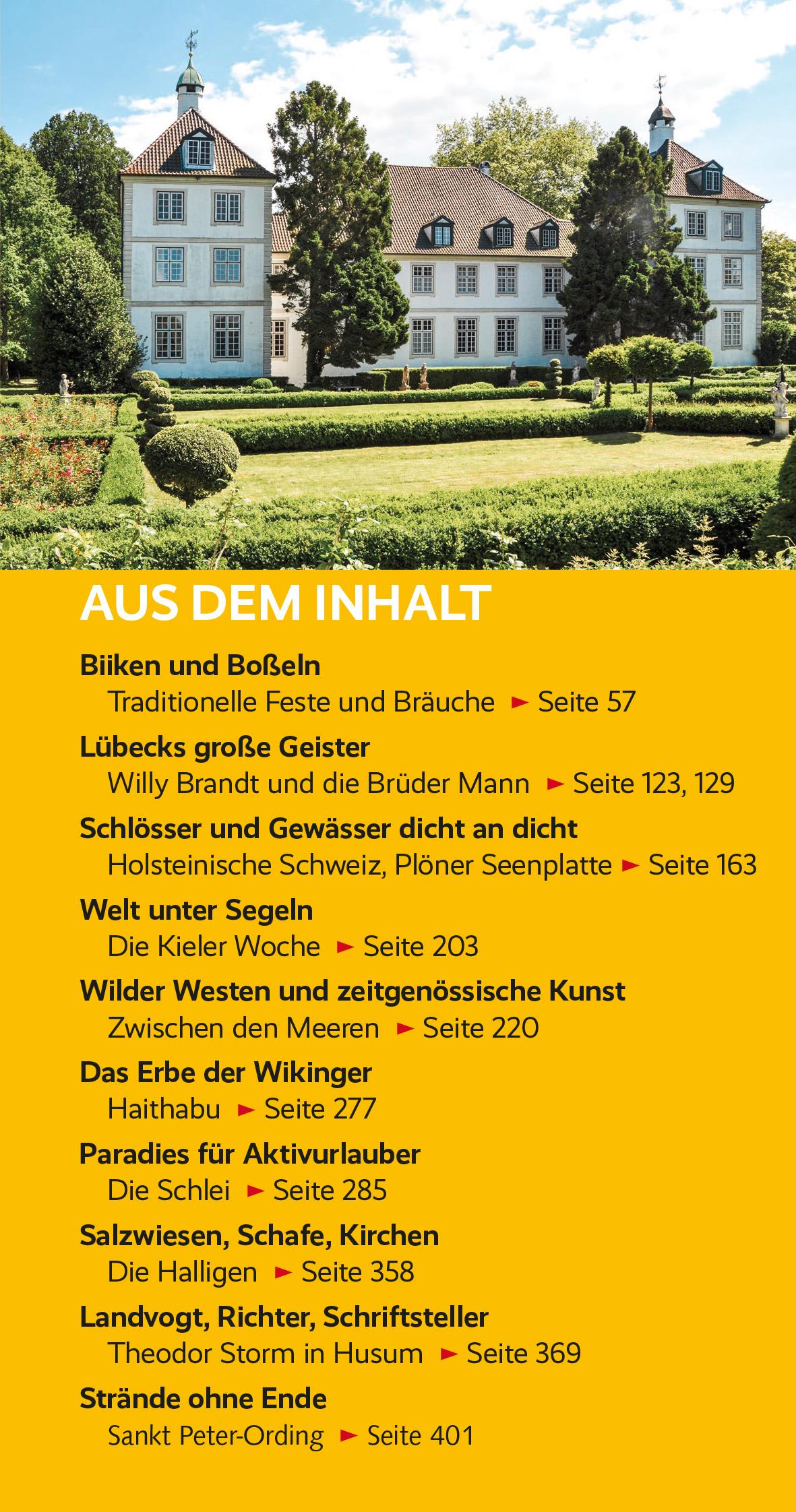 Beispielinhalt (Bild) Reiseführer Schleswig-Holstein