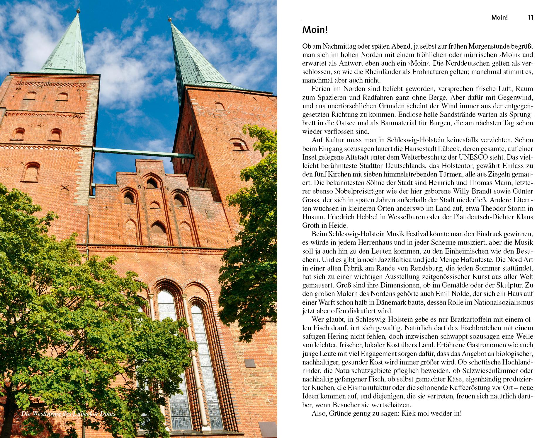 Beispielinhalt (Bild) Reiseführer Schleswig-Holstein