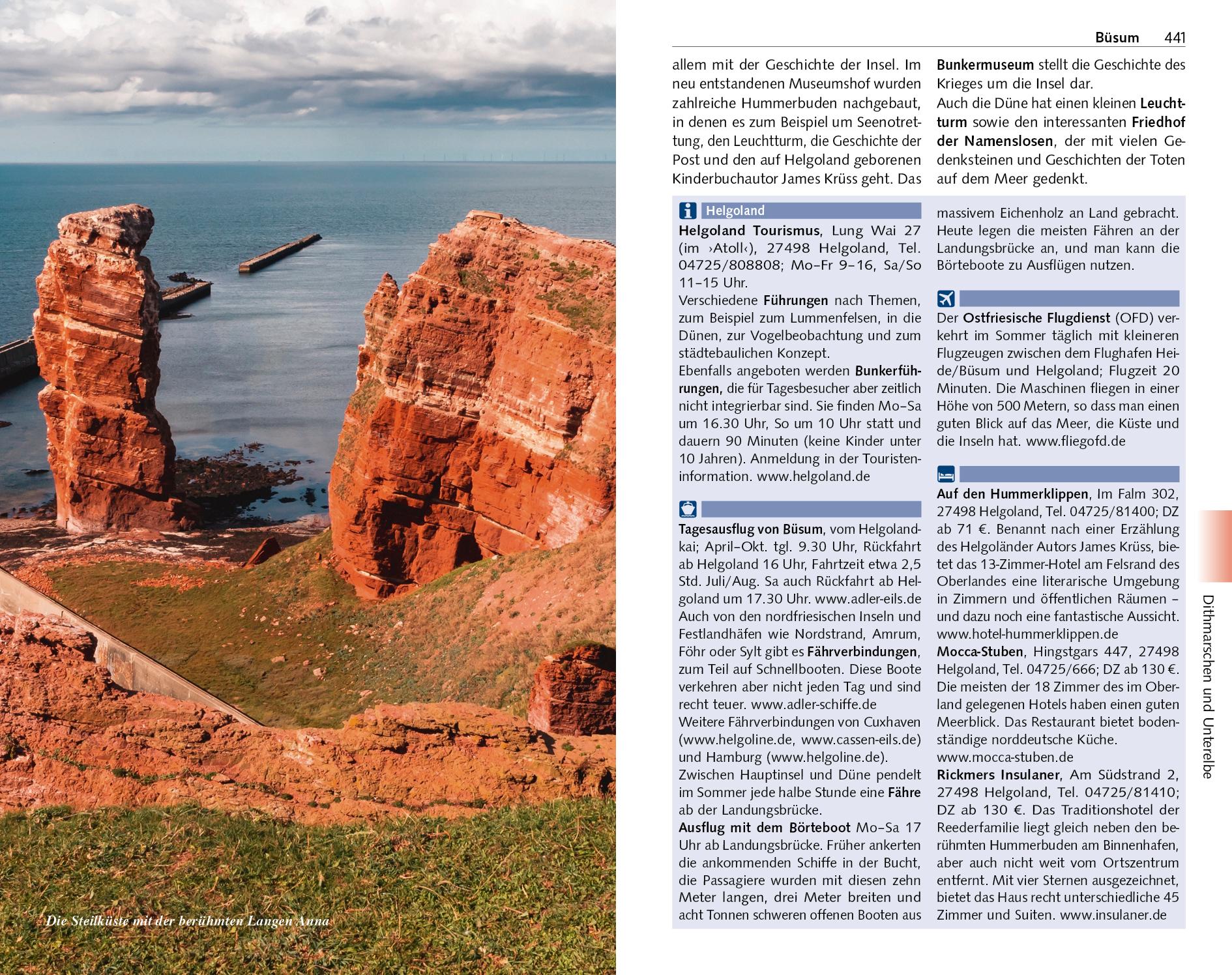 Beispielinhalt (Bild) Reiseführer Schleswig-Holstein