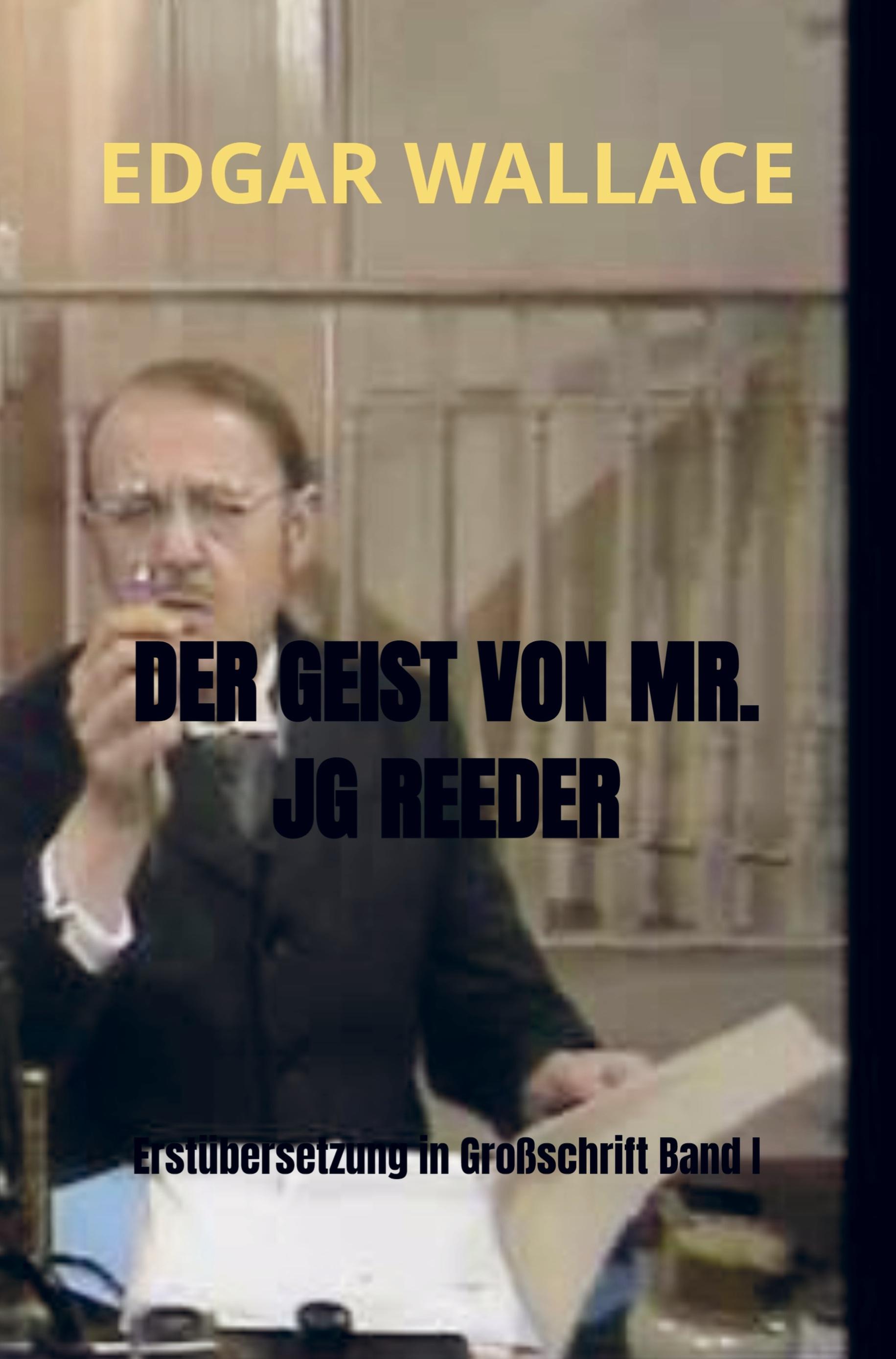 Vorderes Coverbild DER GEIST VON MR. JG REEDER