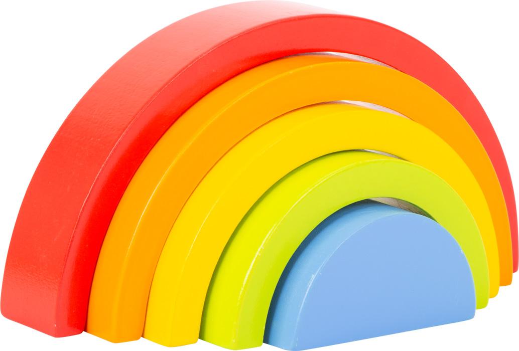 Beispielinhalt (Bild) Holzbausteine Regenbogen