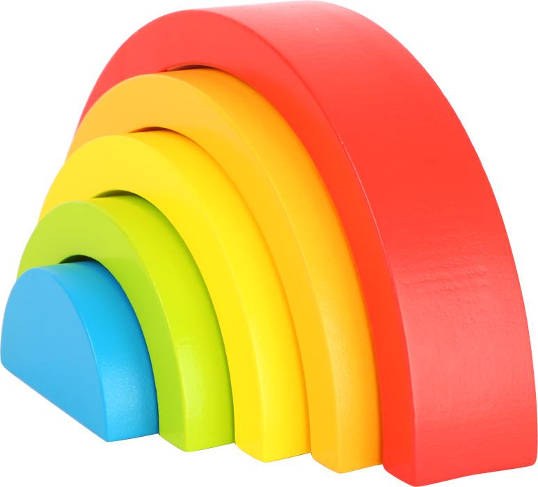 Vorderes Coverbild Holzbausteine Regenbogen