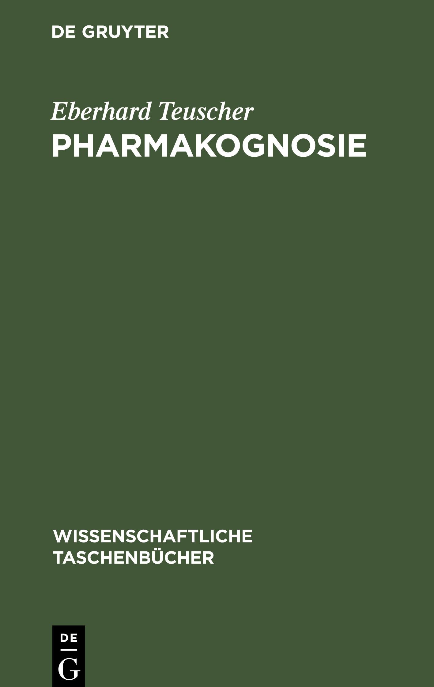 Vorderes Coverbild Pharmakognosie