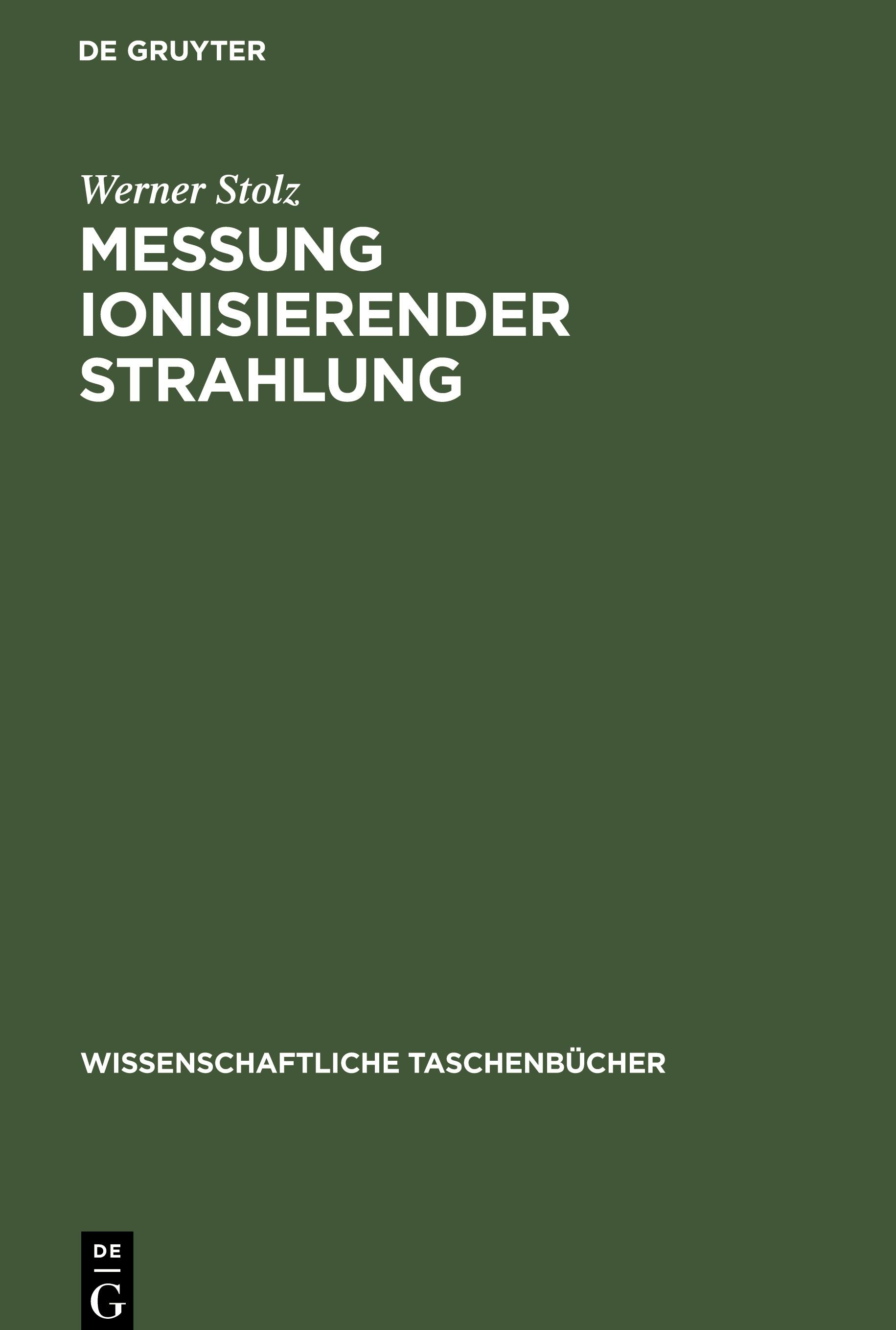 Vorderes Coverbild Messung ionisierender Strahlung