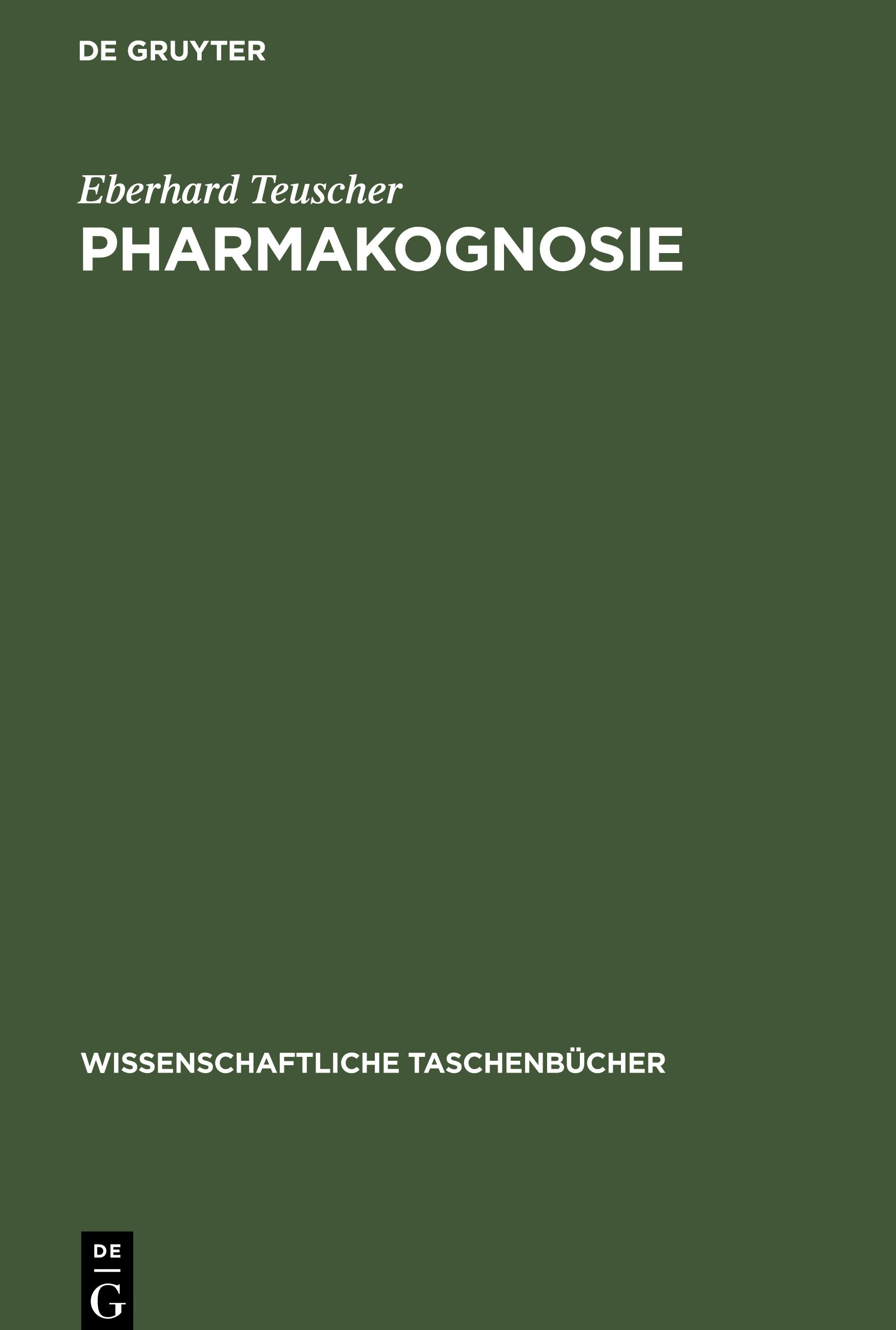 Vorderes Coverbild Pharmakognosie
