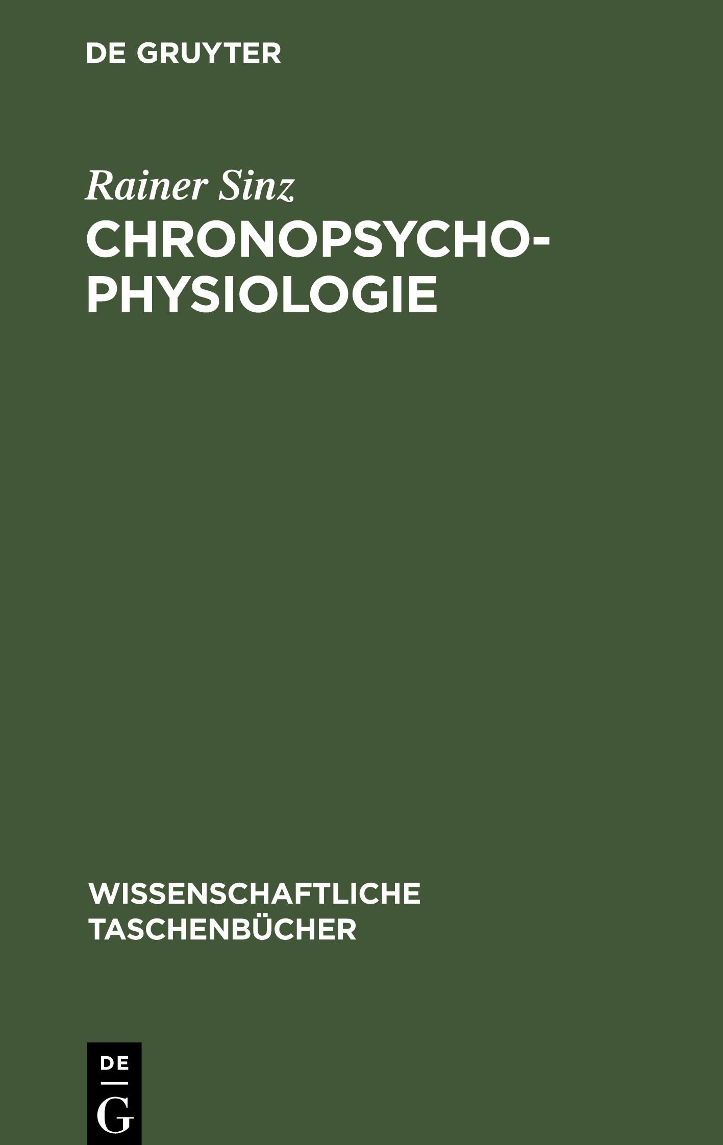 Vorderes Coverbild Chronopsychophysiologie