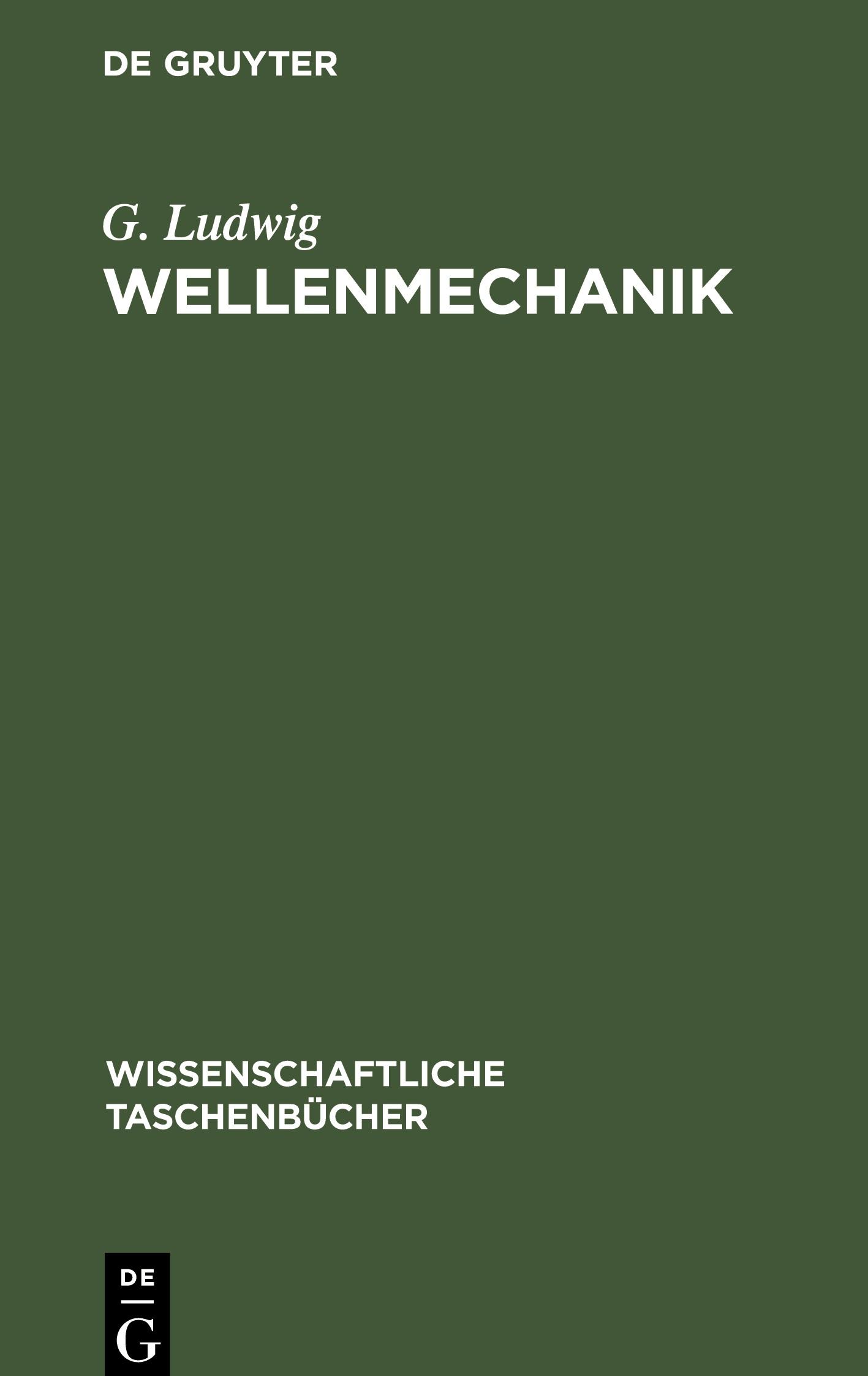 Vorderes Coverbild Wellenmechanik