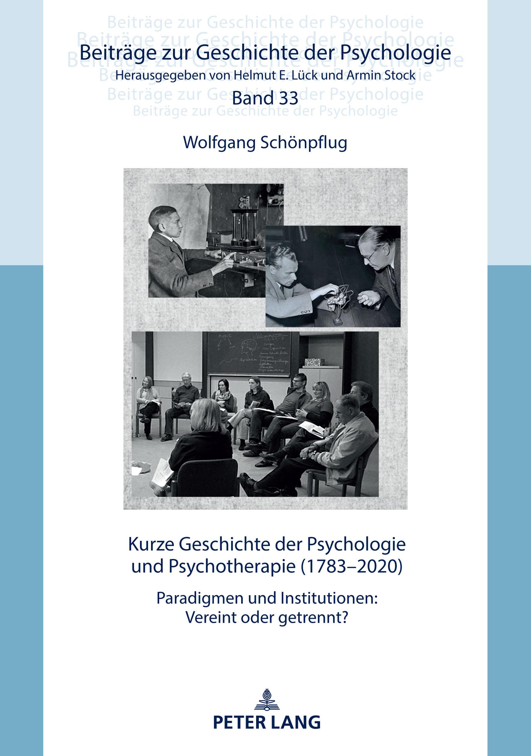 Vorderes Coverbild Kurze Geschichte der Psychologie und Psychotherapie (1783-2020)
