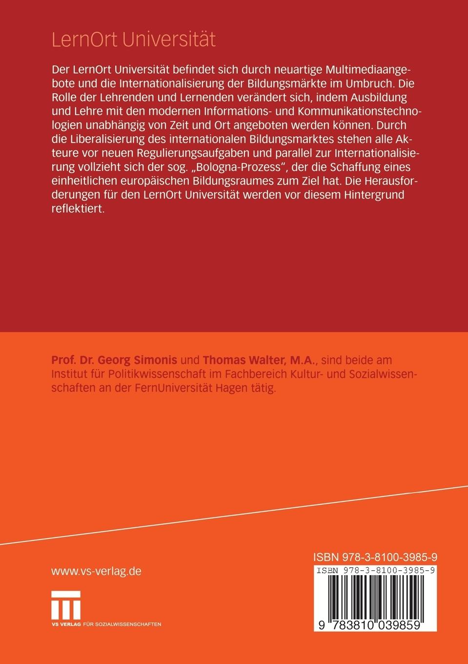 Rückseitencover LernOrt Universität