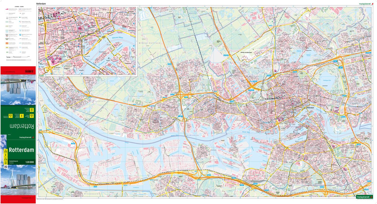 Beispielinhalt (Bild) Rotterdam, Stadtplan 1:20.000, freytag & berndt