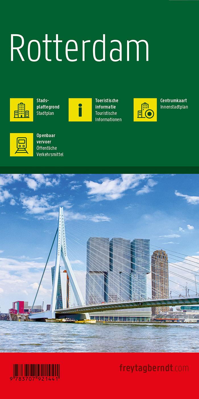 Rückseitencover Rotterdam, Stadtplan 1:20.000, freytag & berndt
