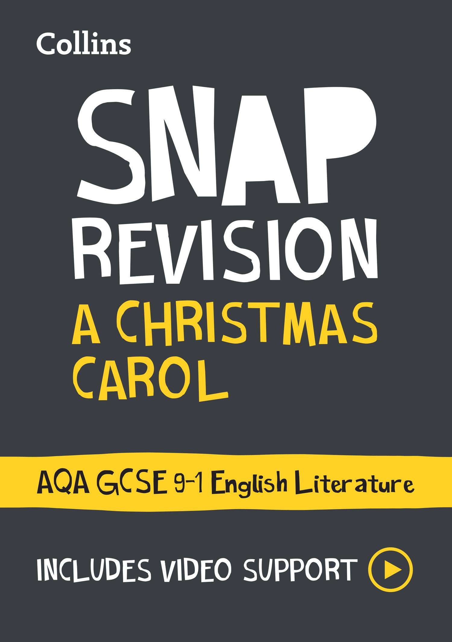 Vorderes Coverbild A Christmas Carol: Aqa GCSE 9-1 English Literature Text Guide