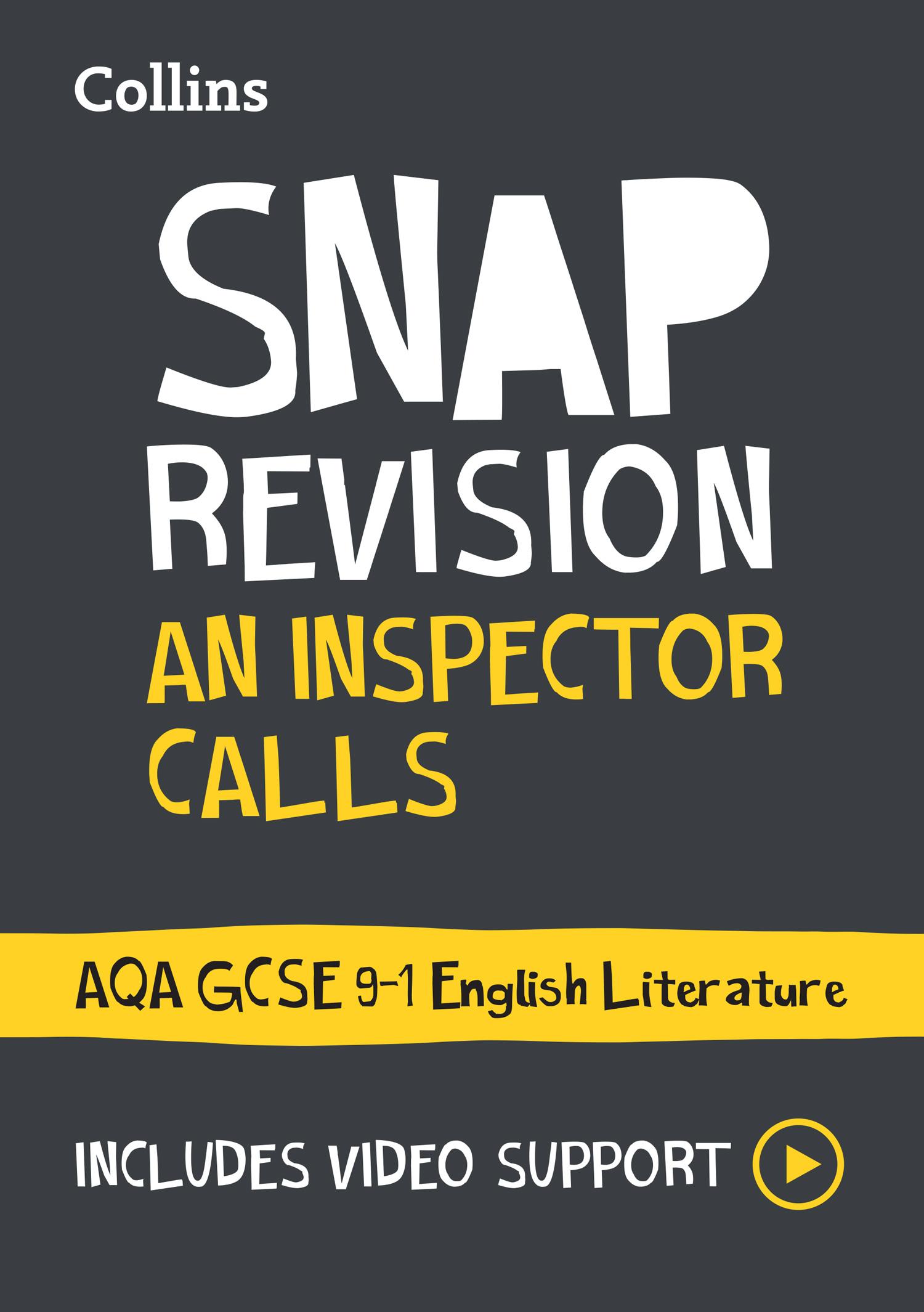 Vorderes Coverbild An Inspector Calls: Aqa GCSE 9-1 English Literature Text Guide