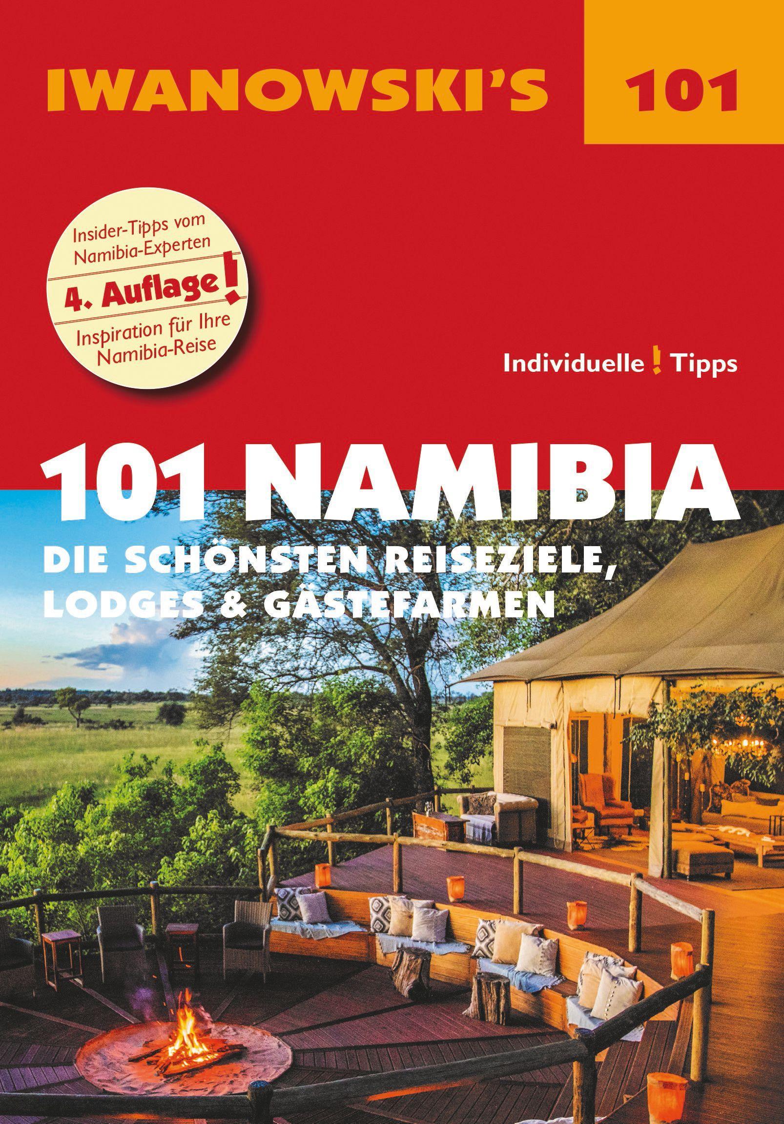 Vorderes Coverbild 101 Namibia - Reiseführer von Iwanowski