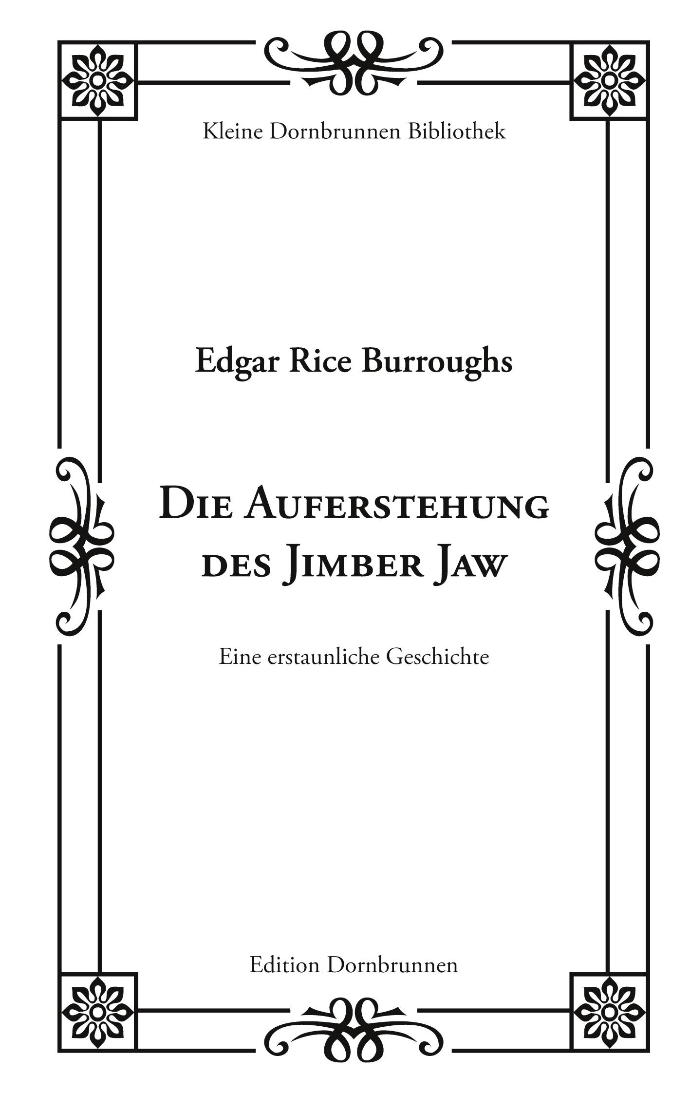 Vorderes Coverbild Die Auferstehung des Jimber Jaw