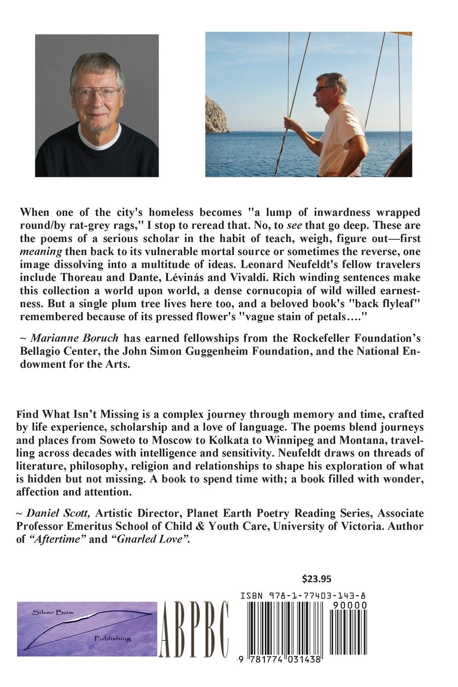 Rückseitencover Find What Isn't Missing