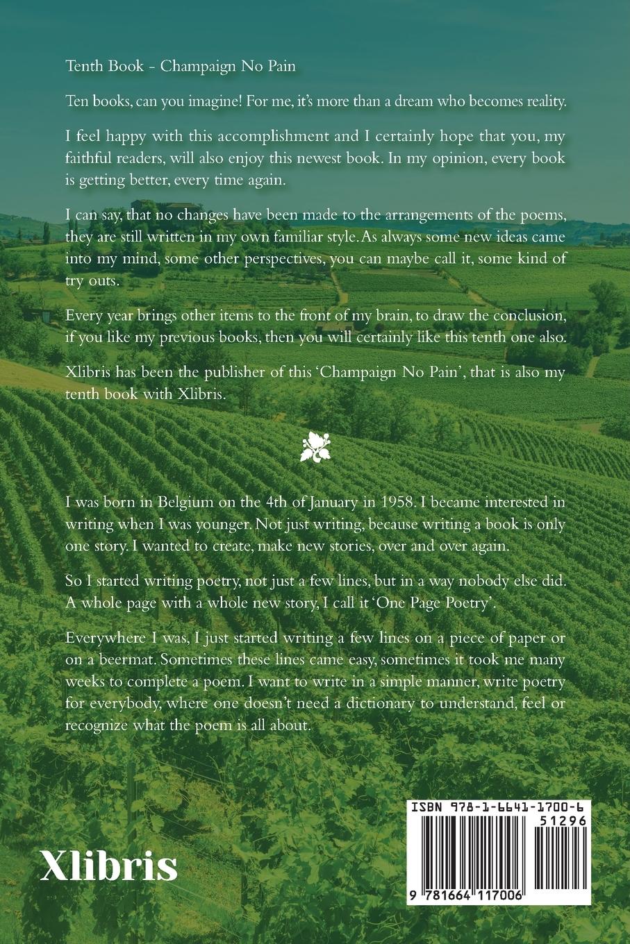 Rückseitencover Champaign No Pain