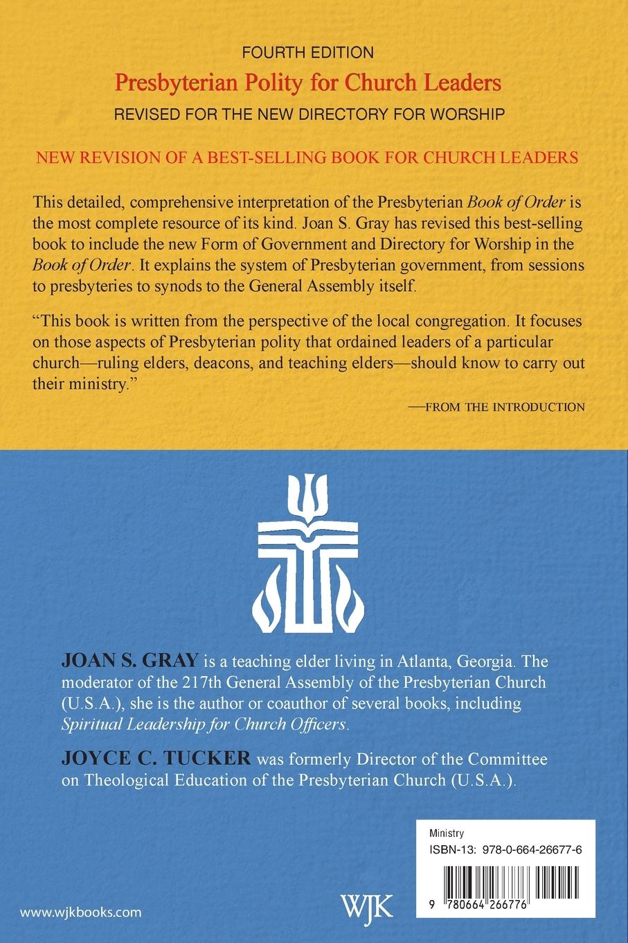 Rückseitencover Presbyterian Polity for Church Leaders, 4th ed.