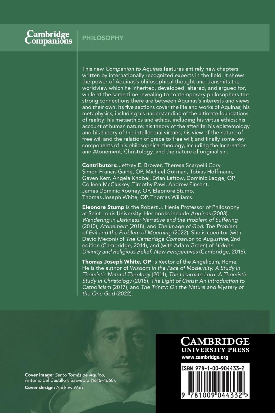 Rückseitencover The New Cambridge Companion to Aquinas