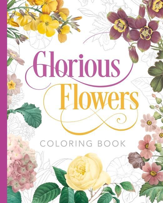 Vorderes Coverbild Glorious Flowers Coloring Book