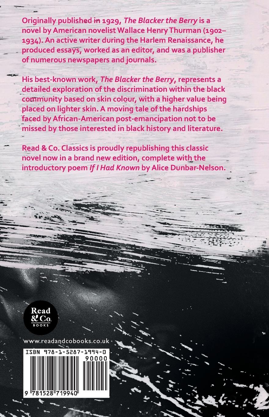 Rückseitencover The Blacker the Berry