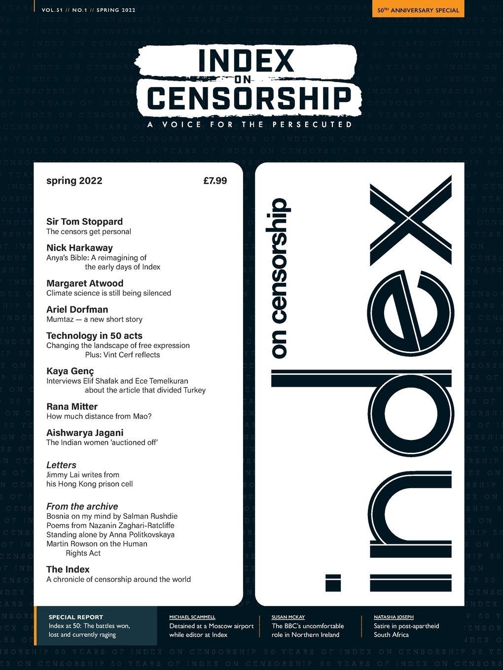 Vorderes Coverbild Index at 50 (First Edition)